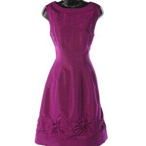Oscar De La Renta Purple Dress